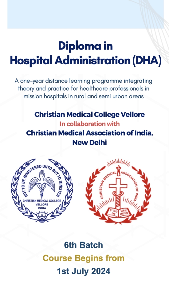 Diploma in Hospital Administration (DHA)