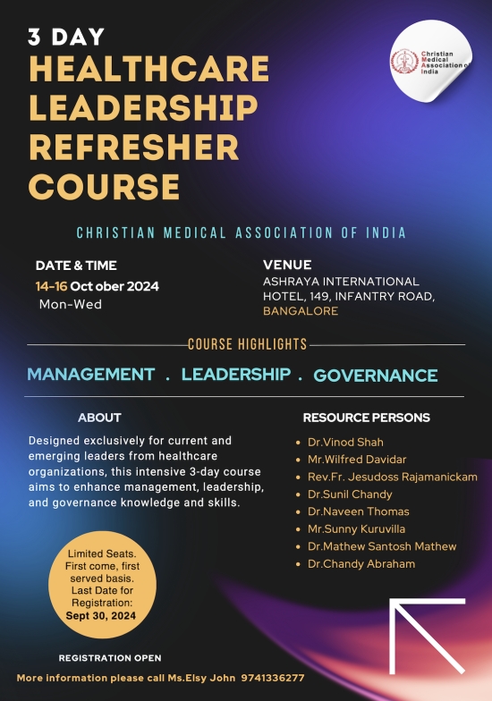  3-Day Healthcare Leadership Refresher Course