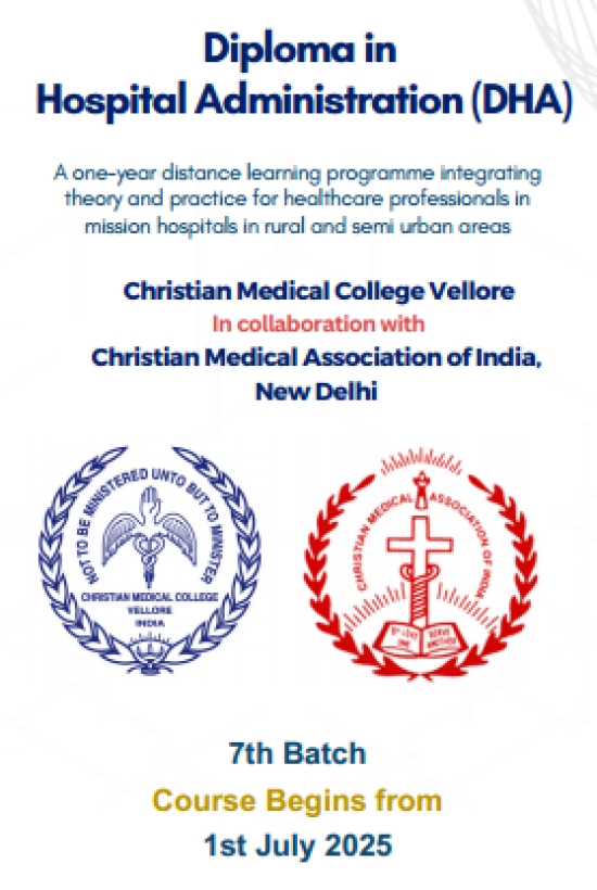 Diploma in Hospital Administration (DHA)